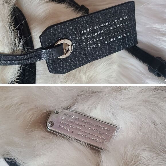 Marc Jacobs|Fur & Leather Canteen Crossbody Bag - Picture 13 of 14